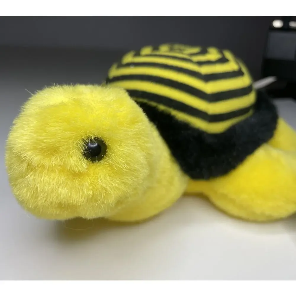 Vintage Applause Cliffs Notes Turtle Plush 8” Yellow Black With Tags